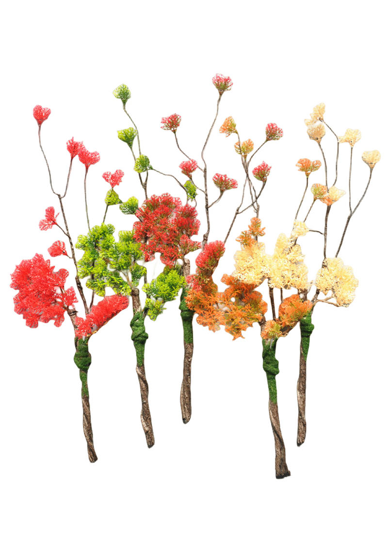 Lot de 5 branches de pin bouclées en vrac pour bonsaï de Noël, plantes artisanales, arrangements en gros