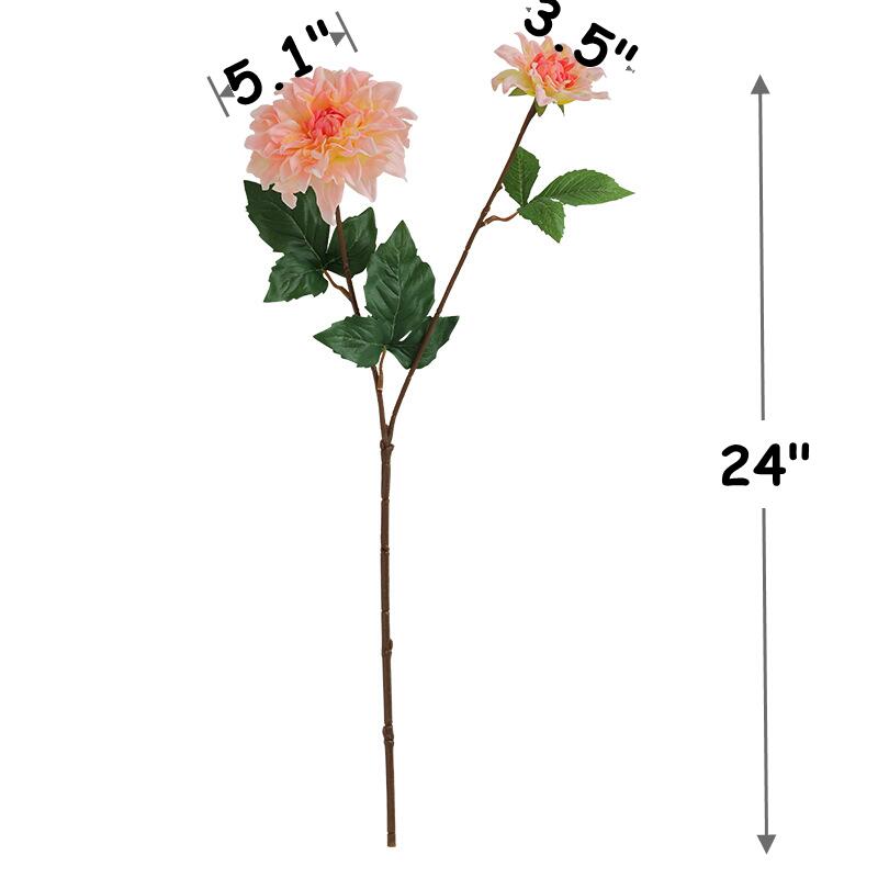 Tiges de dahlia en vrac Arrangements floraux Événements floraux artificiels Vente en gros 