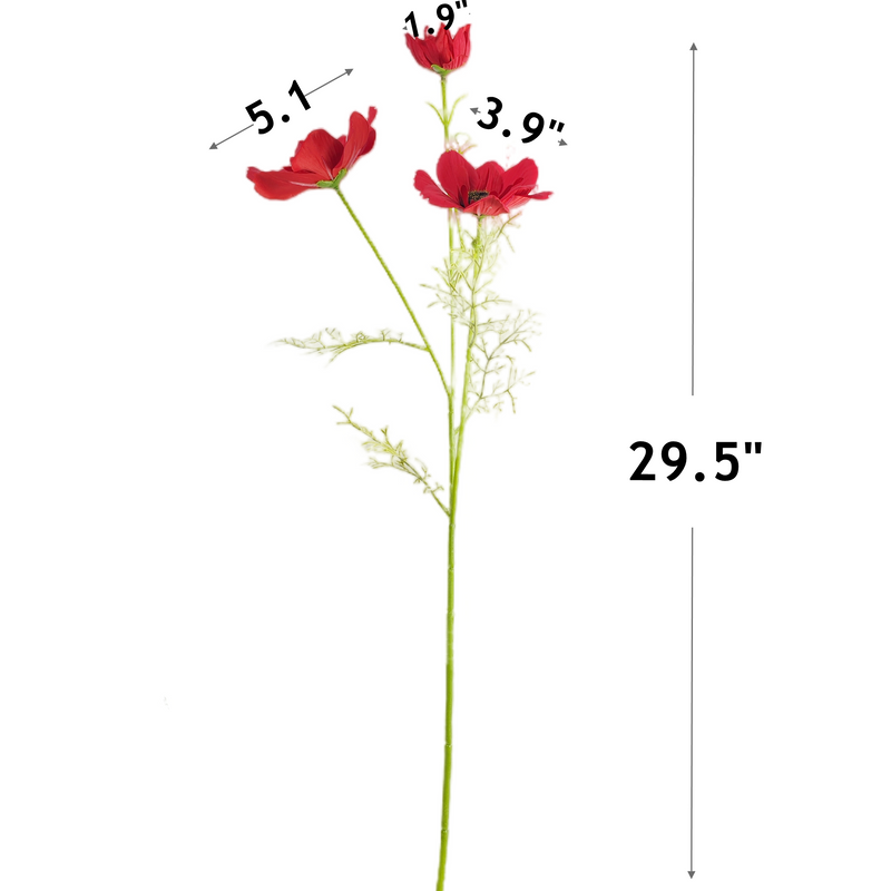 Bulk Exclusive Large Daisy Cosmos Stems Real Touch Flowers Wholesale