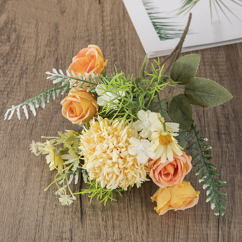 Bouquet de fleurs de pissenlit en vrac, mélange de rosiers floraux en gros
