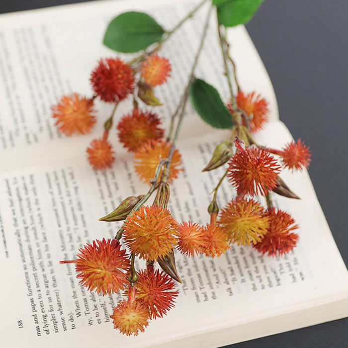 Bulk 20" Dandelion Ball Branches Stems Summer Green Floral Artificial Flowers Yellow Wholesale