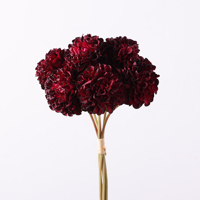 Bulk 15.7 inches Tall Chrysanthemum Bouquet Silk Flowers Artificial Wholesale