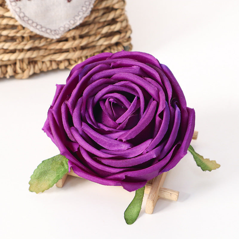 Bulk Cabbage Rose Flower Heads Silk Flowers for DIY Wedding Bouquets Centerpieces Baby Shower Party Home Decorations Wholesale