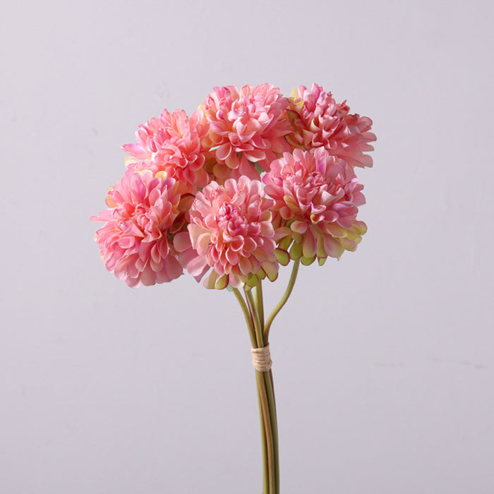 Bulk 15.7 inches Tall Chrysanthemum Bouquet Silk Flowers Artificial Wholesale