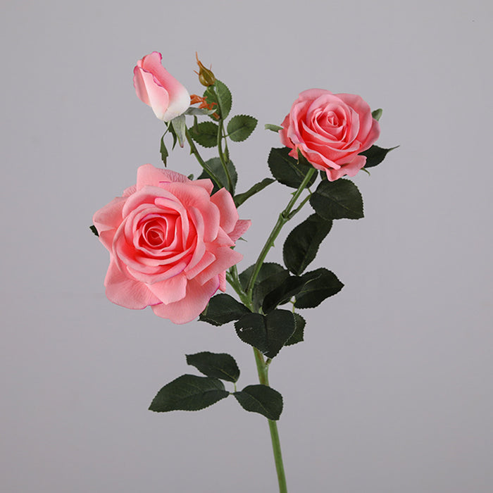 Bulk 29.5 inches Tall Rose Spray Stems Real Touch Flowers Artificial Wholesale