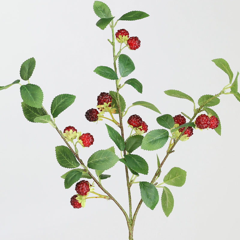 Bulk Raspberry Stems Branches Picks Artificial Berry Stems Wholesale