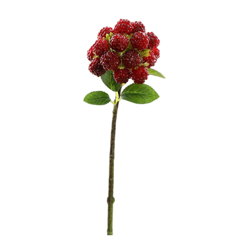 Bulk Raspberry Stems Branches Picks Artificial Berry Stems Wholesale