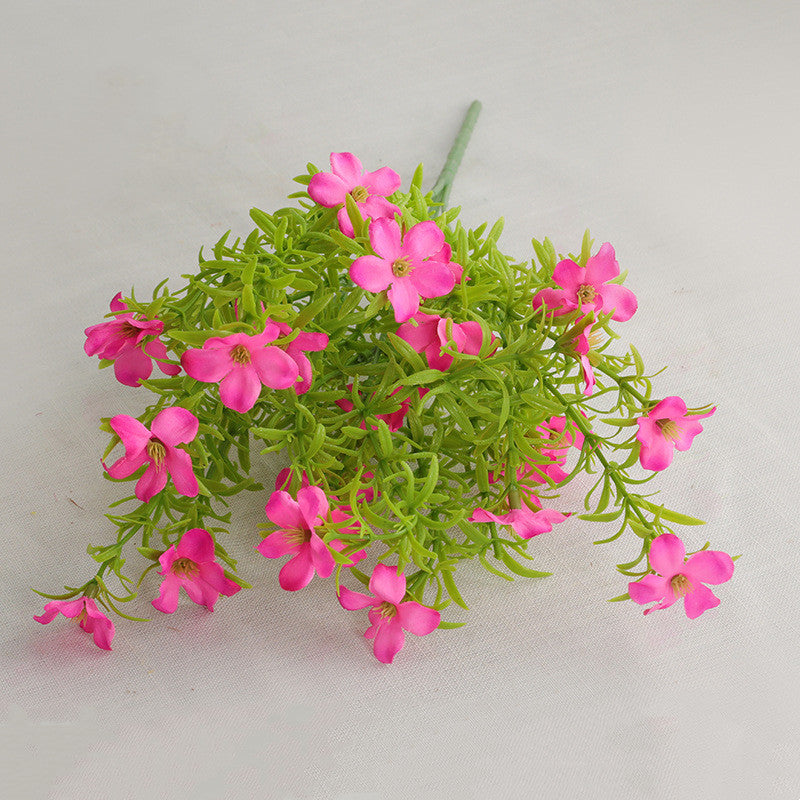 Bulk 11" UV-Resistant Artificial Wildflowers Bush for Outdoor Decor Wholesale