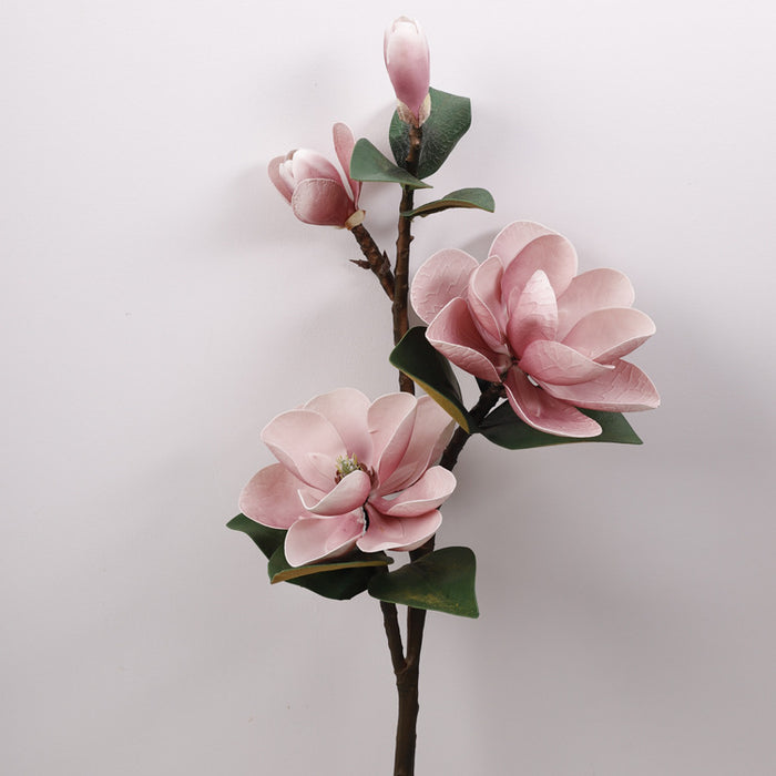 Bulk 39" Extra Tall Magnolia Stems Real Touch Artificial Spring Flowers Wholesale