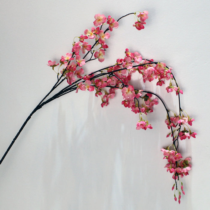 Bulk 43" Extra Long Weeping Cherry Blossom Branch Faux Spring Flowers Wholesale