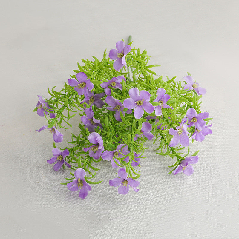 Bulk 11" UV-Resistant Artificial Wildflowers Bush for Outdoor Decor Wholesale