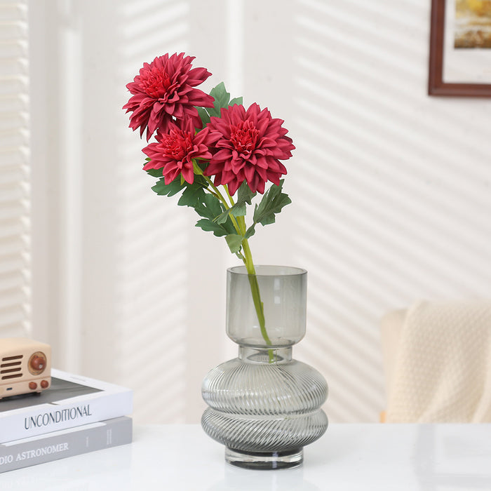 Bulk 20 inches Tall Dahlia Stem Spray Artificial Dahlia Silk Flowers Wholesale