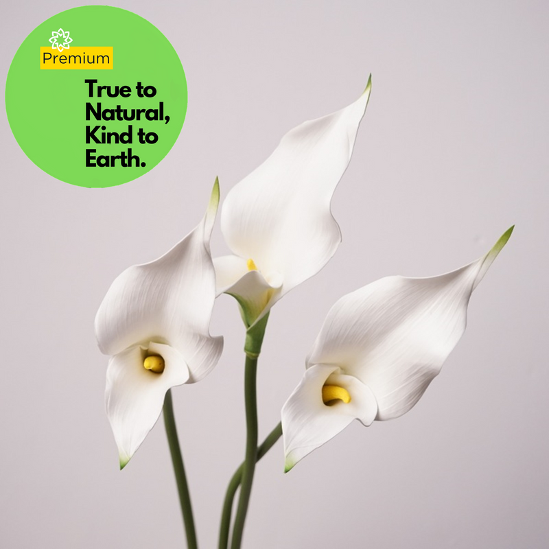 Tige de lys calla double de qualité supérieure Real Touch