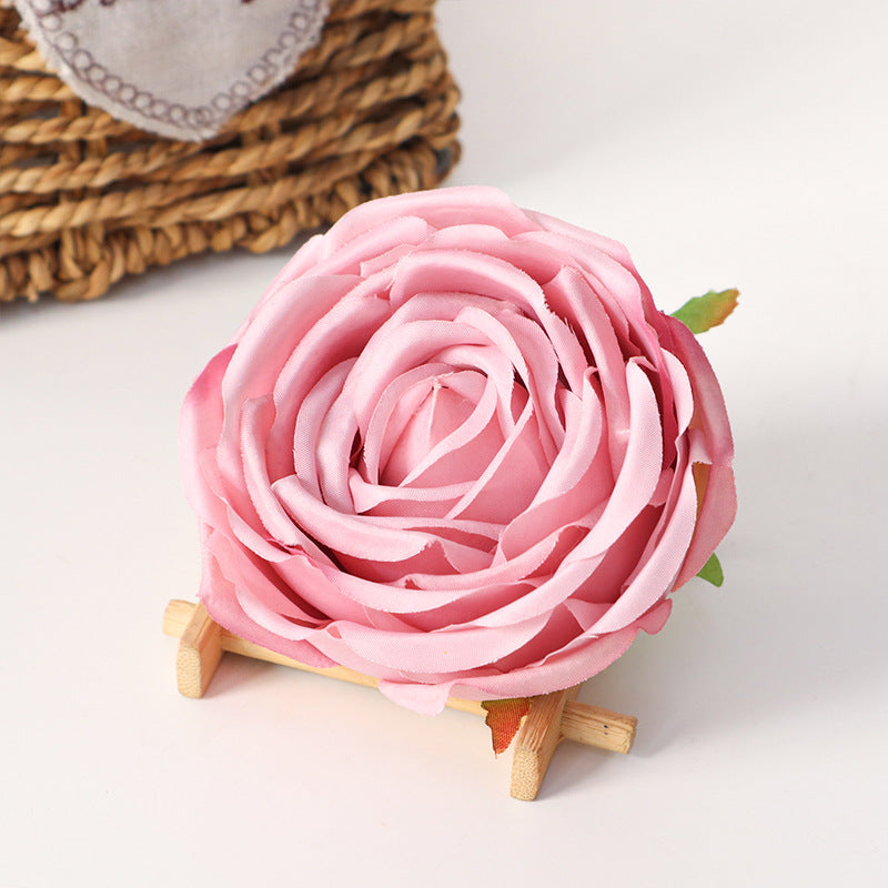 Bulk Cabbage Rose Flower Heads Silk Flowers for DIY Wedding Bouquets Centerpieces Baby Shower Party Home Decorations Wholesale