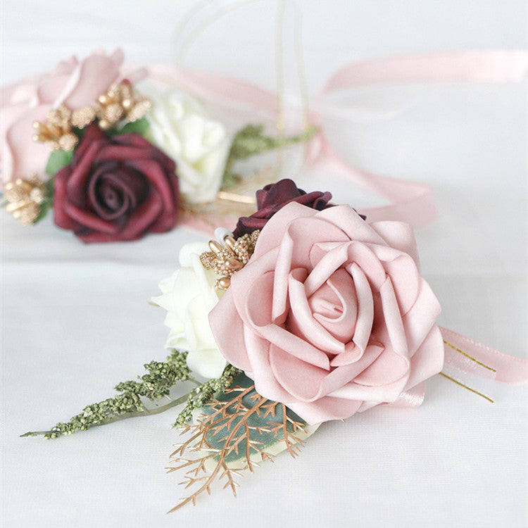 Bulk Cameo Rose Wrist Corsage Wholesale