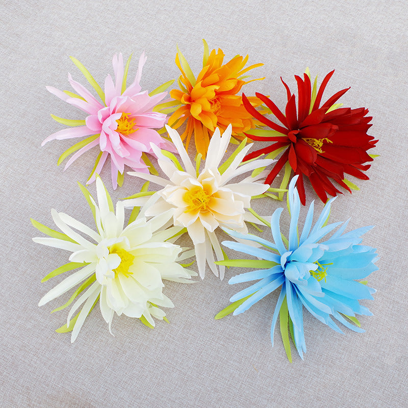 Bulk Epiphyllum Flower Heads Silk Flowers for DIY Wedding Bouquets Centerpieces Baby Shower Party Home Decorations Wholesale