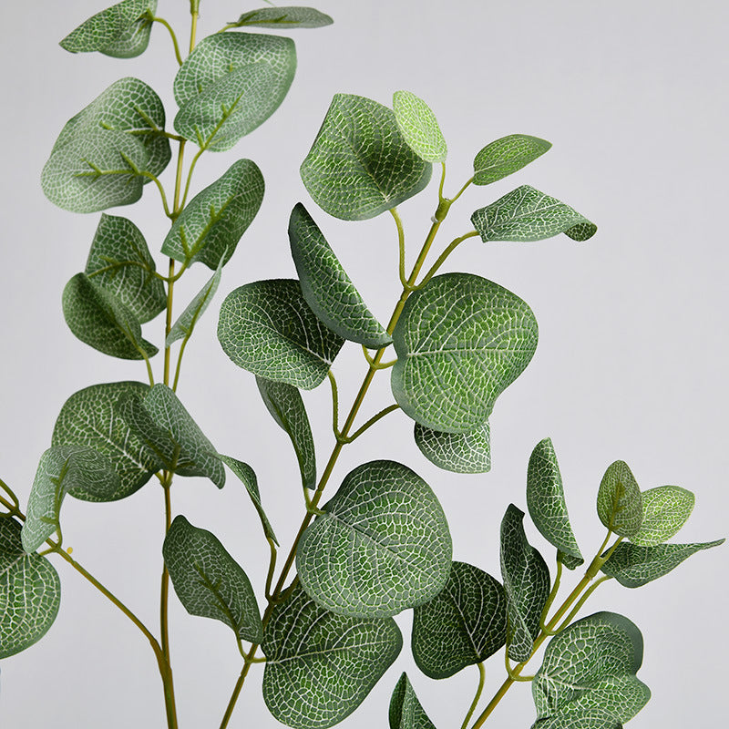 Branches d'eucalyptus artificielles de 35 pouces de hauteur, plantes botaniques, vente en gros, en exclusivité en gros