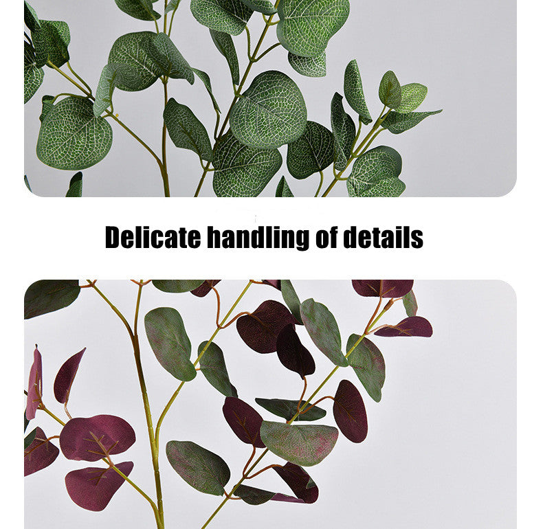 Branches d'eucalyptus artificielles de 35 pouces de hauteur, plantes botaniques, vente en gros, en exclusivité en gros