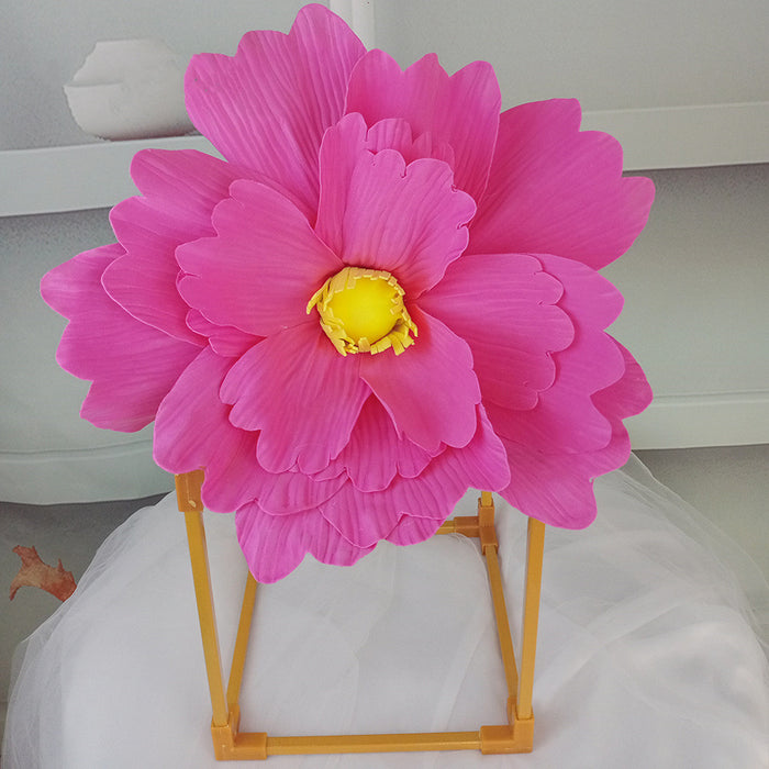 Bulk Extra Size Peony Foam Flower Head Photo Mall Prop Wholesale