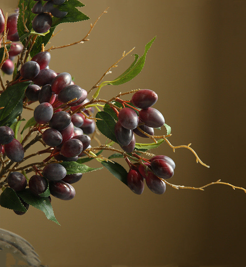 Bulk 31" Extra Long Olive Fruit Branches Artificial Tree Plants Immerse in Nature Wholesale