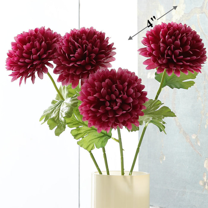 Bulk 18" Artificial Chrysanthemums Stems Fall Flowers Fake Mum Wholesale