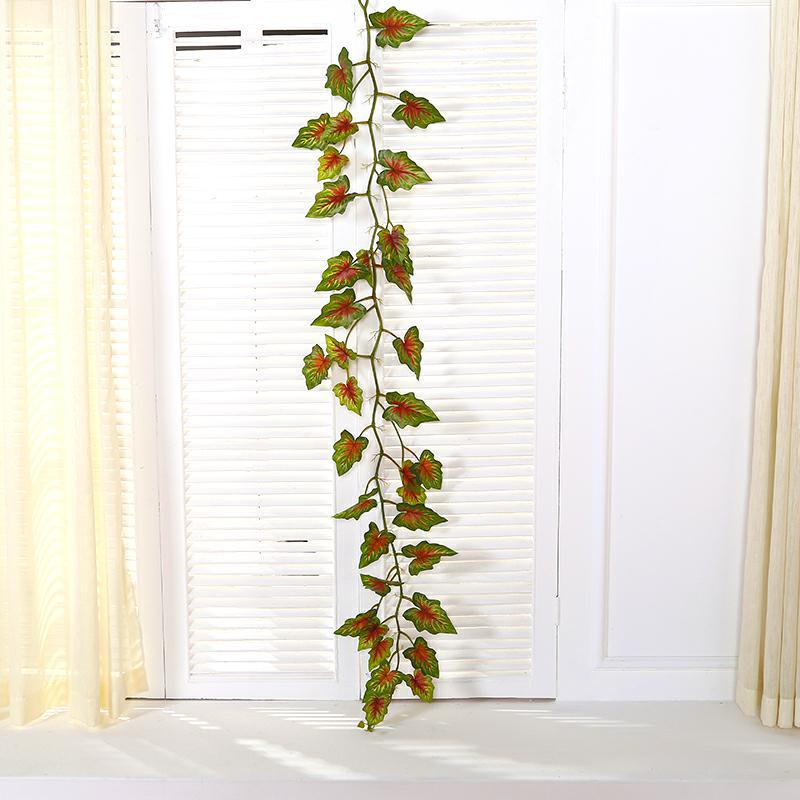 Bulk 10pcs 55ft in Total Faux Greenery Garland Tropical Leaves Garland for Outdoors and Indoors Wholesale