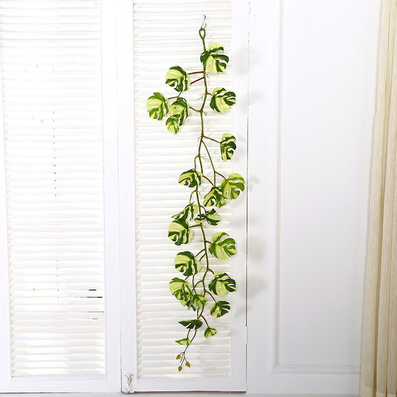 Bulk 10pcs 55ft in Total Faux Greenery Garland Tropical Leaves Garland for Outdoors and Indoors Wholesale