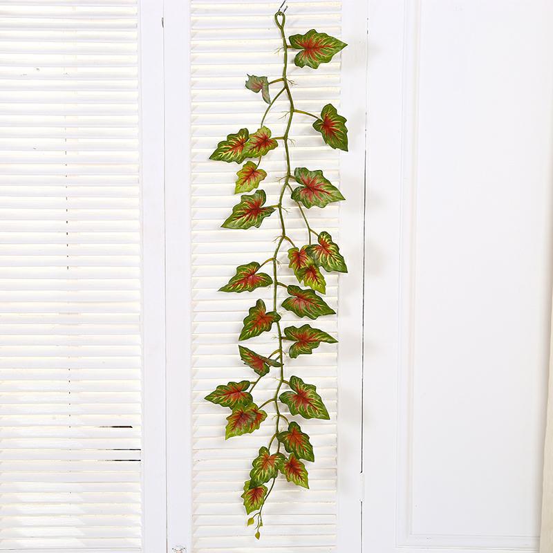 Bulk 10pcs 55ft in Total Faux Greenery Garland Tropical Leaves Garland for Outdoors and Indoors Wholesale