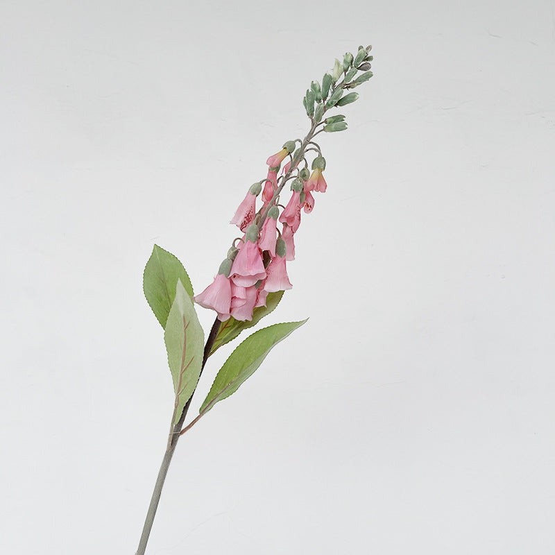 Lot de 3 tiges de digitales en soie pour arrangement de fleurs artificielles en gros 