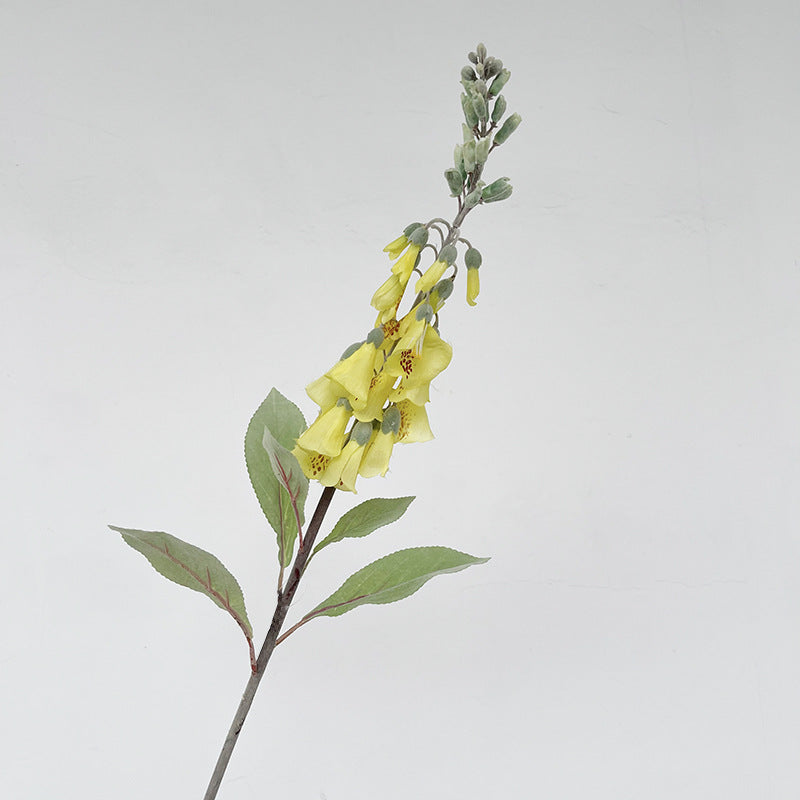 Lot de 3 tiges de digitales en soie pour arrangement de fleurs artificielles en gros 