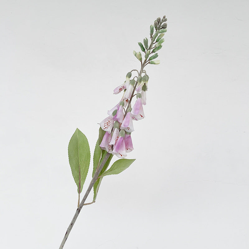 Lot de 3 tiges de digitales en soie pour arrangement de fleurs artificielles en gros 