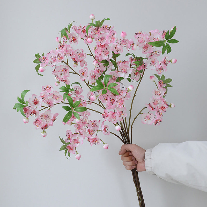 Bulk 32" Long Plum Blossom Branch Faux Spring Silk Flowers Wholesale