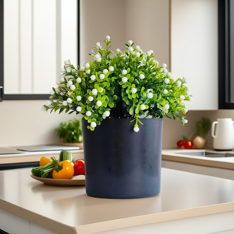 Bulk 8" Faux Potted Greenery Plants Artificial Greenery Plants in Pot Wholesale