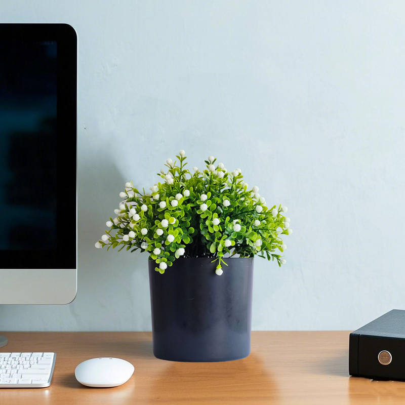 Bulk 8" Faux Potted Greenery Plants Artificial Greenery Plants in Pot Wholesale