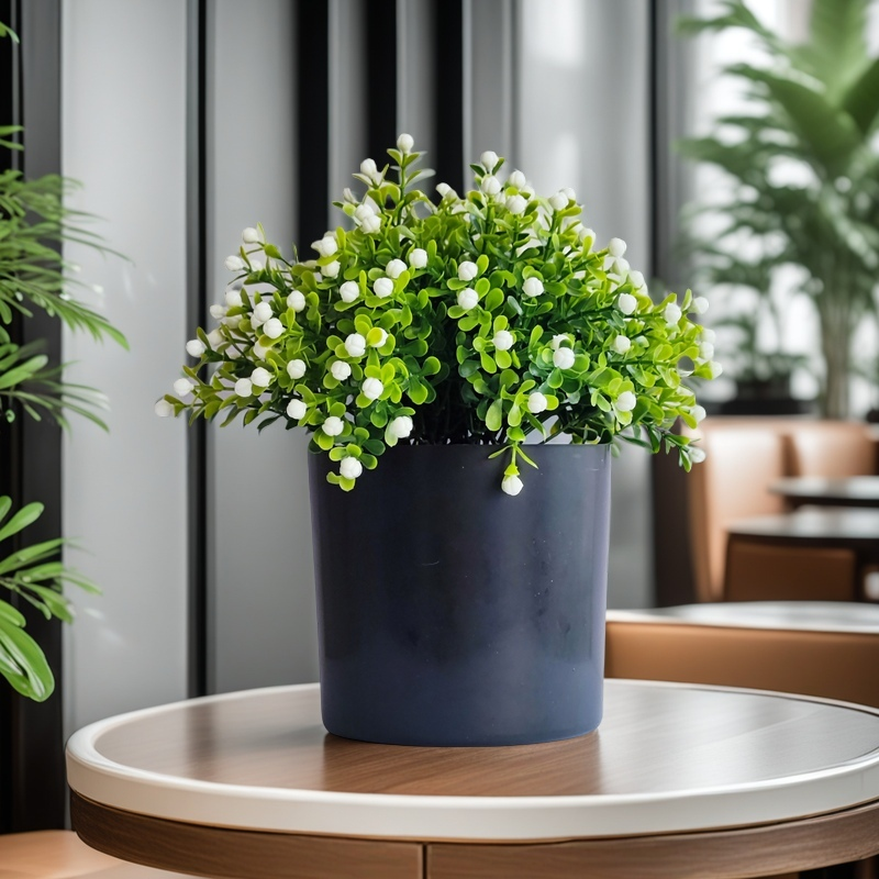 Bulk 8" Faux Potted Greenery Plants Artificial Greenery Plants in Pot Wholesale