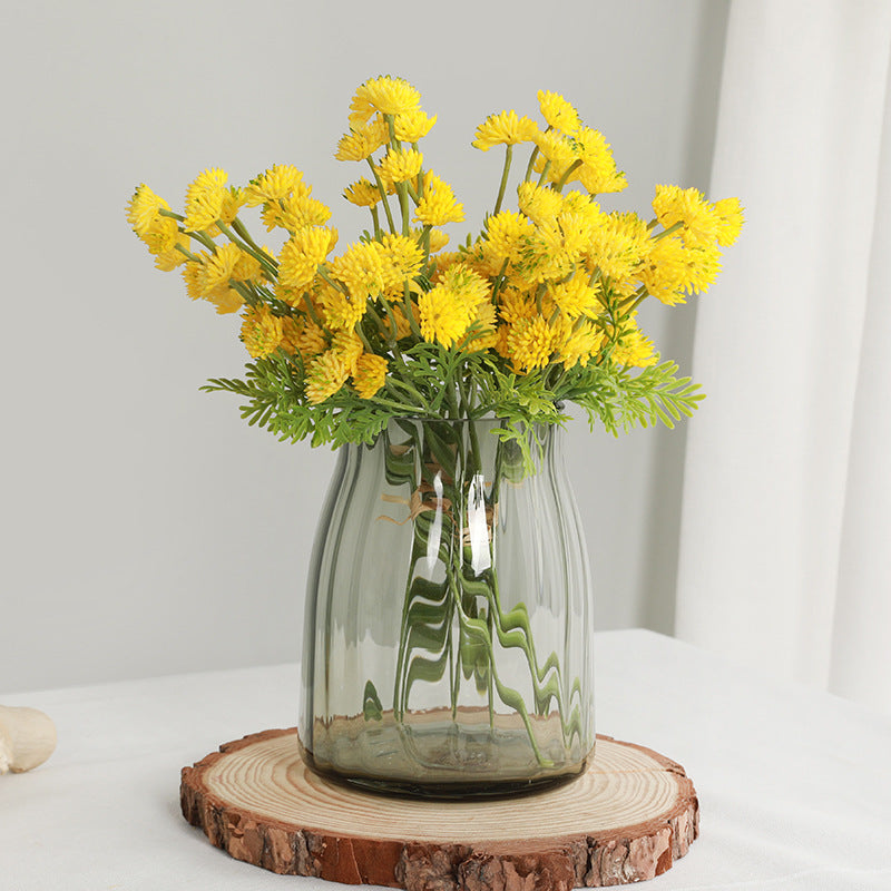 Bulk 12" Bundle Faux Yellow Berries Spring Flowers Real Touch Wholesale