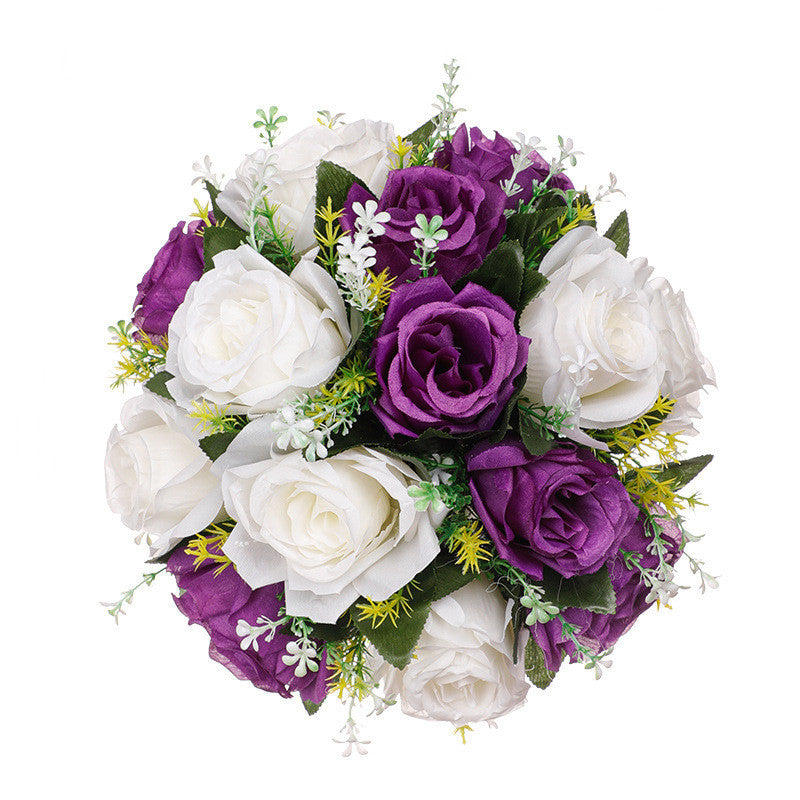 Bulk 2pcs Flower Ball Flower Arrangement Bouquet for Wedding Centerpiece Parties Home Décor Wholesale
