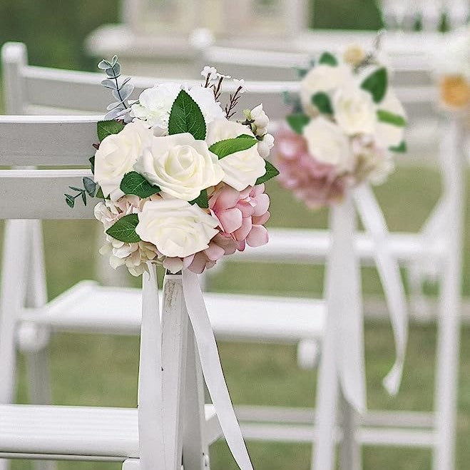 Clearance 25Pcs Artificial Rose with Stems for Wedding Decorations Bridal Shower Party Decorations Whoelsale