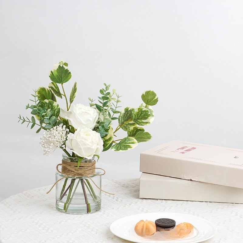 Bulk 6 Styles White Elegant Flower Centerpiece Wholesale