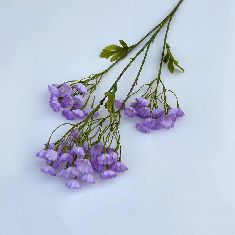 Lot de 10 fleurs artificielles « Forget Me Not » de 76,2 cm, 76,2 cm, tiges longues, pour arrangement floral, vente en gros