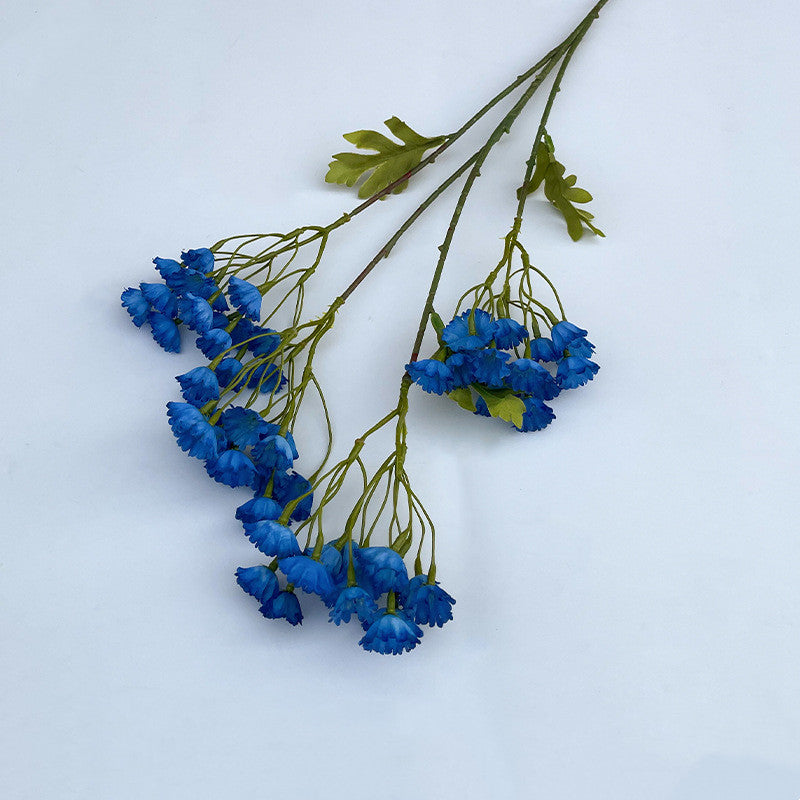 Lot de 10 fleurs artificielles « Forget Me Not » de 76,2 cm, 76,2 cm, tiges longues, pour arrangement floral, vente en gros