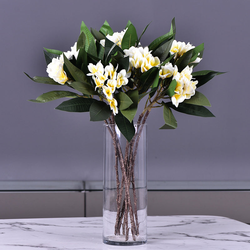 Bulk 6Pcs 28" Frangipani Bouquets Beach Hawaii Luau Party Wholesale