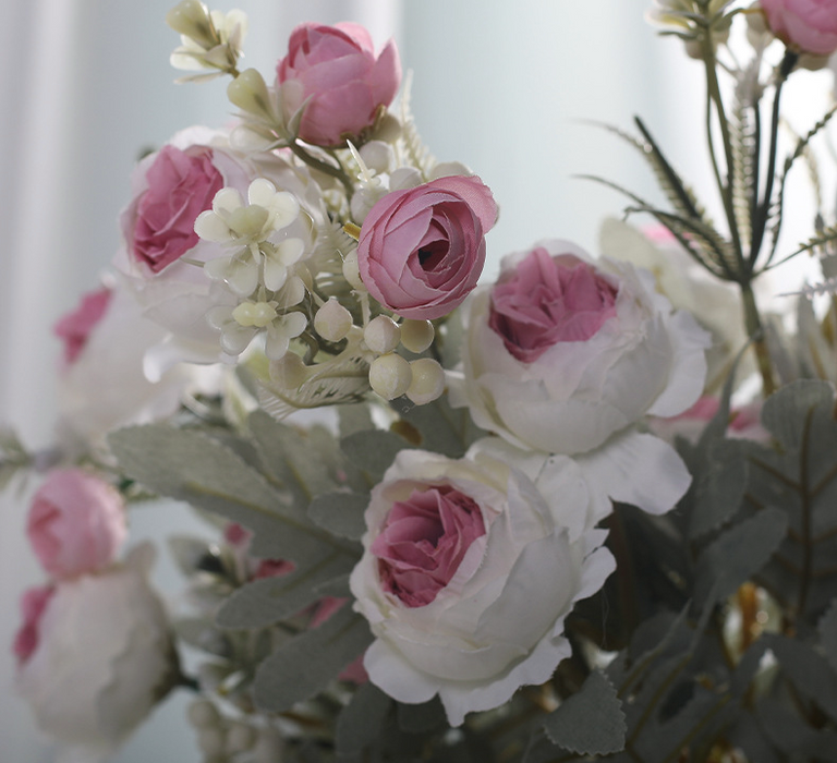Bulk 21" Roses Open/Bud Combos Long Stems Flowers Artificial Wholesale