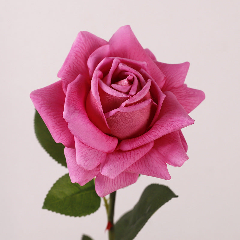 Premium Real Touch Blooming Rose Stem