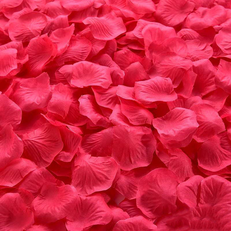 Liquidation en vrac 3000 PCS pétales de rose en soie artificielle pour les événements de mariage de nuit romantique fête en gros 
