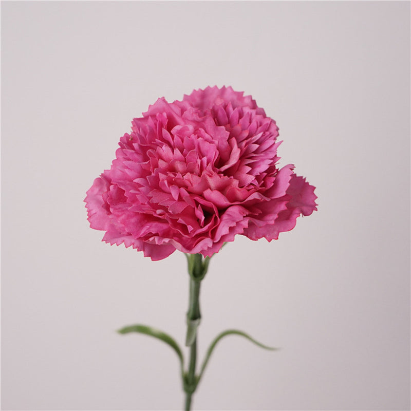 Premium 19.6" Real Touch Carnations - Lifelike Silk Floral Arrangements for Weddings & Home Decor