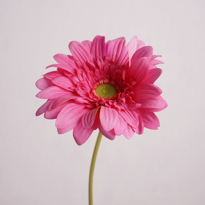 Premium 25.5" Real Touch Gerbera Daisy Stems - Lifelike Silk Floral Arrangements for Weddings & Home Decor