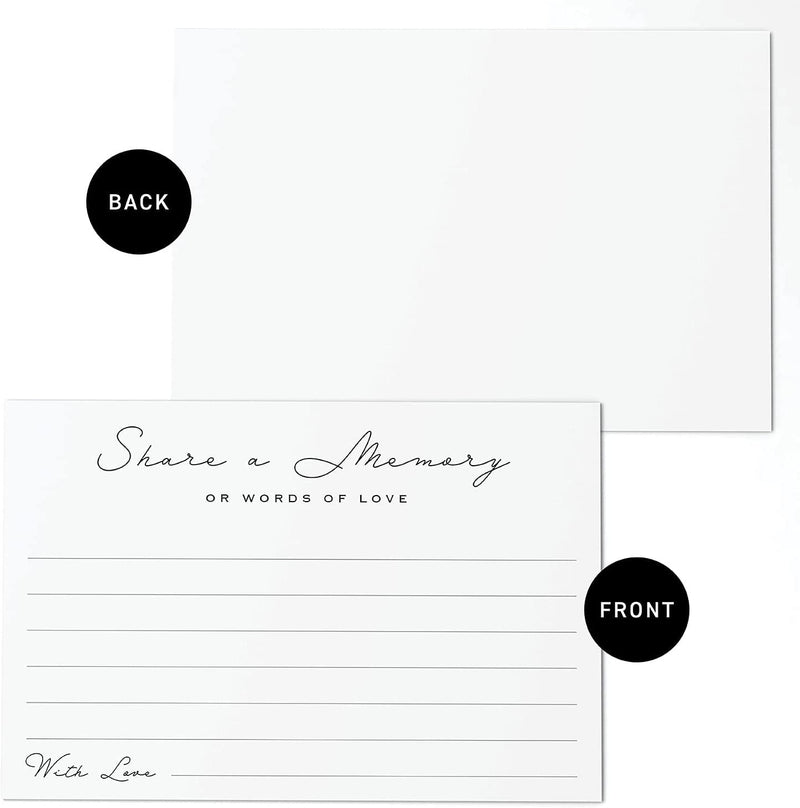 Carte funéraire en vrac Message Carte commémorative Vente en gros