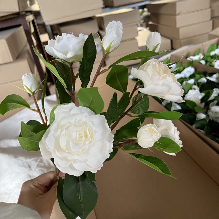 Bulk 24" Gardenia Stems Spray Silk Flowers Artificial Wholesale