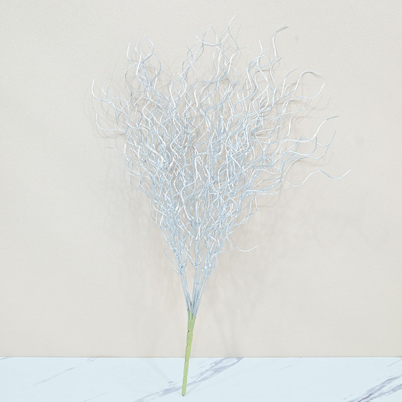 Bulk 20 inches Tall Glitter Curly Christmas Branches Tree Sprigs and Twigs Decorations Wholesale